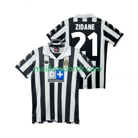 Maillot de Foot Juventus ZIDANE 21 1999 2000 Retro Domicile